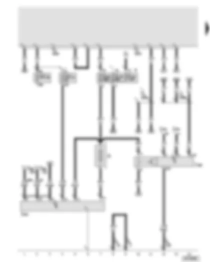 Wiring Diagram  AUDI A8 2004 - Battery - energy management control unit - battery cut-off relay