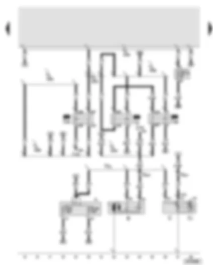 Wiring Diagram  AUDI A8 2004 - Starter - alternator - terminal 15 voltage supply relay - starter motor relay