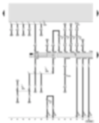 Wiring Diagram  AUDI A8 2003 - Diesel direct injection system control unit - terminal 30 voltage supply relay