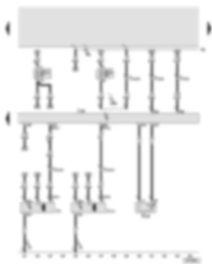 Wiring Diagram  AUDI A8 2003 - Diesel direct injection system control unit - radiator fan - exhaust gas temperature sender -1-