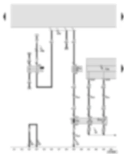 Wiring Diagram  AUDI A8 2003 - Control unit with display in dash panel insert - fuel pump relay