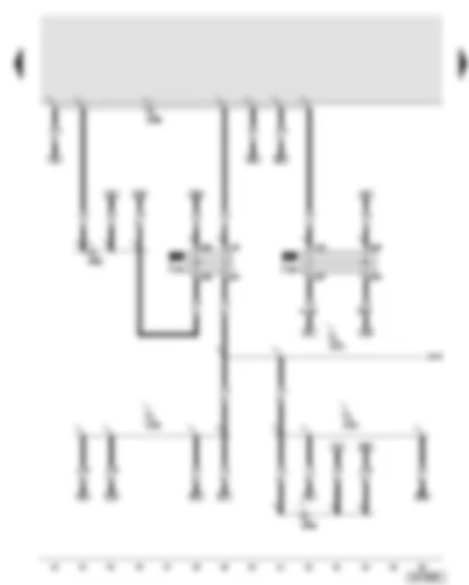 Wiring Diagram  AUDI A8 2004 - Terminal 15 voltage supply relay - terminal 75 voltage supply relay 1