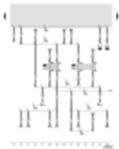 Wiring Diagram  AUDI A8 2005 - Terminal 15 voltage supply relay - terminal 75 voltage supply relay 1