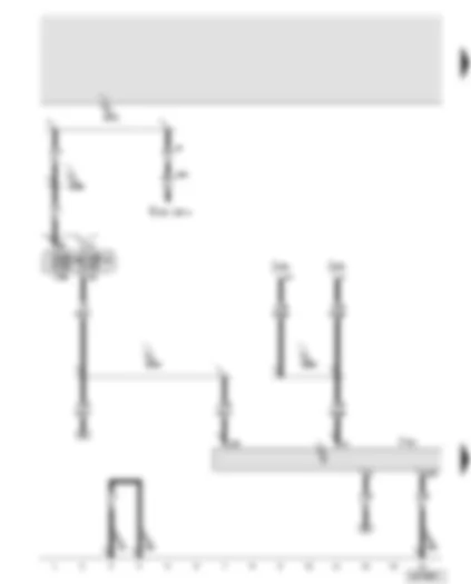 Wiring Diagram  AUDI A8 2004 - Mobile telephone operating electronics control unit - fuses