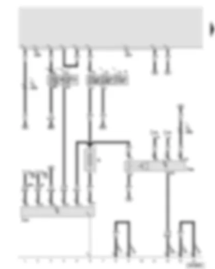 Wiring Diagram  AUDI A8 2004 - Battery - energy management control unit - battery cut-off relay - fuses