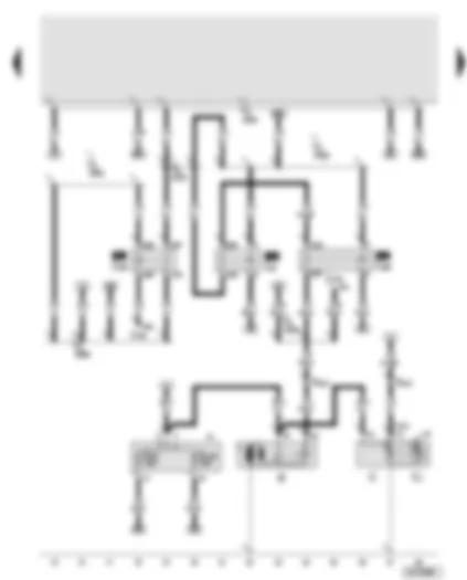 Wiring Diagram  AUDI A8 2004 - Starter - alternator - terminal 15 voltage supply relay - starter motor relay