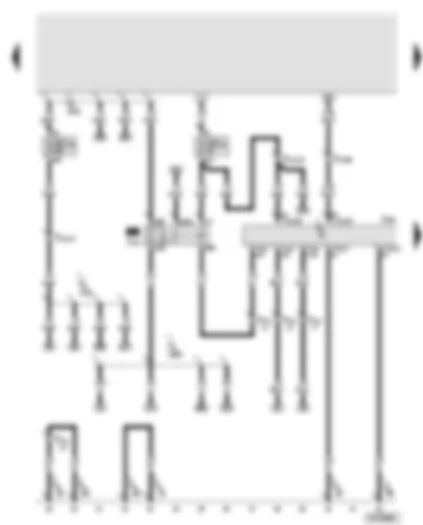 Wiring Diagram  AUDI A8 2004 - Engine control unit - Motronic current supply relay