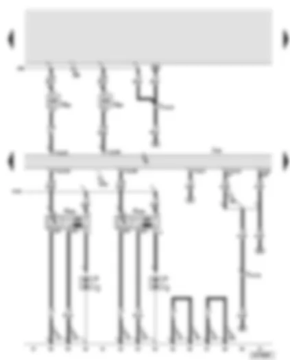 Wiring Diagram  AUDI A8 2004 - Engine control unit - ignition coils 5 and 6 with output stage - injectors cylinder 5 and 6