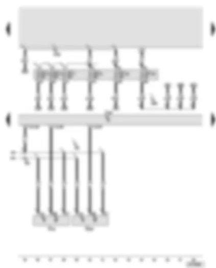 Wiring Diagram  AUDI A8 2004 - Engine control unit - Hall sender - Hall sender 3 - fuses