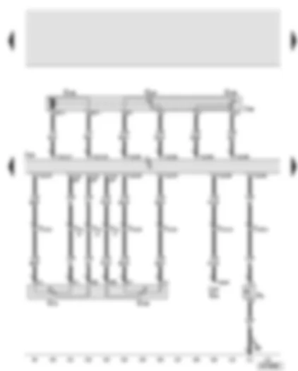 Wiring Diagram  AUDI A8 2004 - Engine control unit - accelerator position sender - throttle valve module - kickdown switch