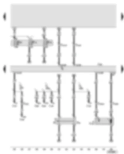 Wiring Diagram  AUDI A8 2004 - Engine control unit - brake light switch - fuel system diagnostic pump