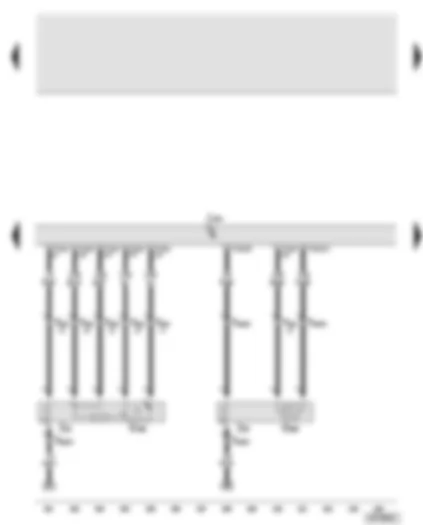 Wiring Diagram  AUDI A8 2004 - Engine control unit 2 - lambda probe 4 - lambda probe 4 after catalytic converter