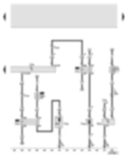 Wiring Diagram  AUDI A8 2004 - Engine control unit 2 - secondary air pump relay 2 - coolant pump relay 3 - secondary air pump motor 2 - high pressure sender