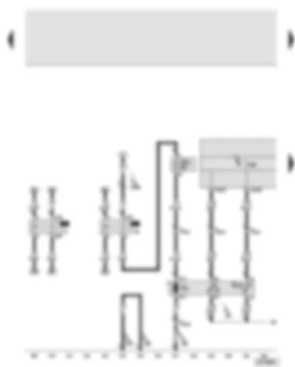 Wiring Diagram  AUDI A8 2004 - Fuel pump relay - electric fuel pump 2 relay - fuel gauge sender - fuel pump (pre-supply pump) - control unit with display in dash panel insert