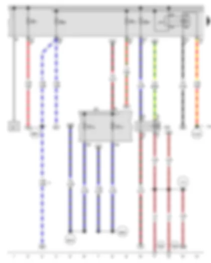 Wiring Diagram  AUDI Q3 2016 - Main relay - Terminal 15 voltage supply relay - Fuse holder C