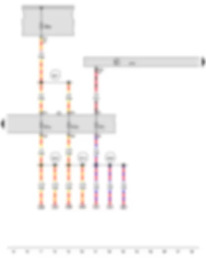 Wiring Diagram  AUDI Q3 2012 - Fuse holder C