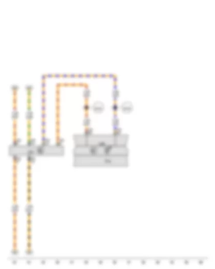 Электросхемa  AUDI Q3 2016 - Блок управления комбинации приборов - Диагностический интерфейс шин данных - Контрольная лампа электроусилителя рулевого управления