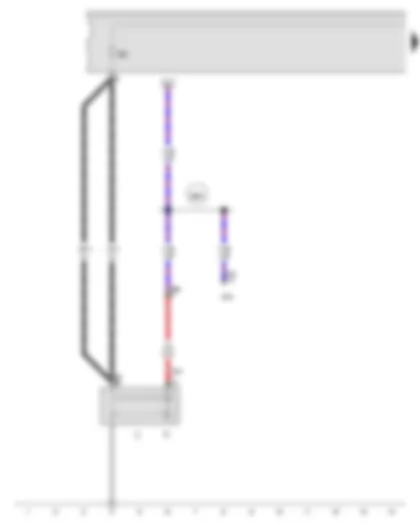 Wiring Diagram  AUDI Q3 2012 - Alternator - Fuse 1 in fuse holder A