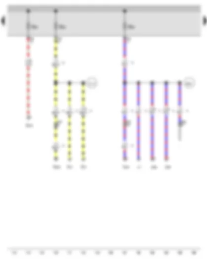 Wiring Diagram  AUDI Q3 2012 - Fuse 22 on fuse holder B - Fuse 23 on fuse holder B - Fuse 24 on fuse holder B