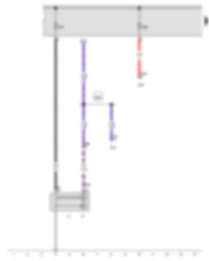 Wiring Diagram  AUDI Q3 2014 - Alternator - Fuse 1 in fuse holder A - Fuse 2 in fuse holder A