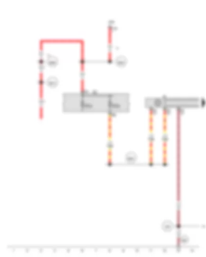 Wiring Diagram  AUDI Q3 2014 - Radio - Fuse holder C