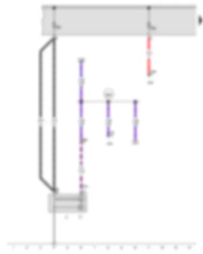 Wiring Diagram  AUDI Q3 2014 - Alternator - Fuse 1 in fuse holder A - Fuse 2 in fuse holder A