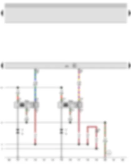 Wiring Diagram  AUDI Q3 2016 - Engine control unit - Ignition coil 3 with output stage - Ignition coil 4 with output stage