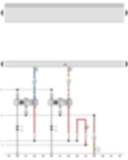 Wiring Diagram  AUDI Q3 2014 - Engine control unit - Ignition coil 3 with output stage - Ignition coil 4 with output stage