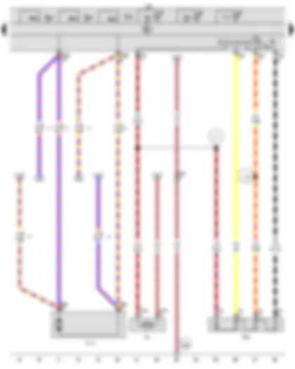 Wiring Diagram  AUDI Q3 2016 - Heater control unit - Air recirculation flap control motor