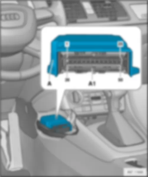 AUDI Q3 2012 Airbag control unit J234