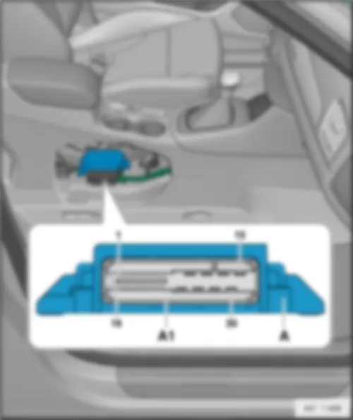 AUDI Q3 2015 Control unit for electromechanical parking brake J540