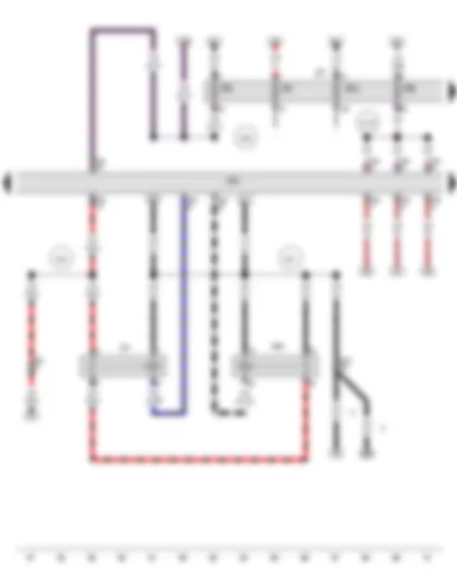 Wiring Diagram  AUDI Q5 2012 - Starter motor relay - Starter motor relay 2