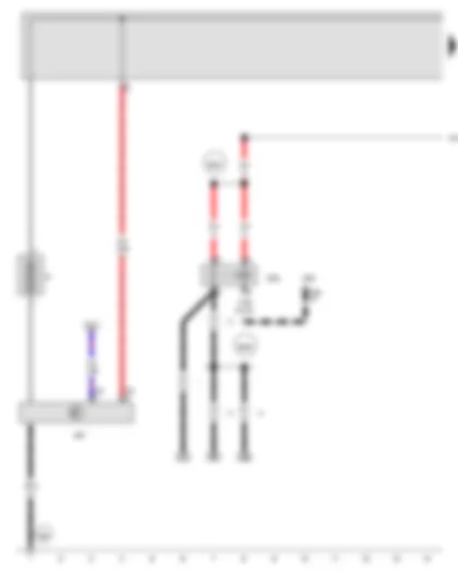 Wiring Diagram  AUDI Q5 2011 - Battery - Terminal 15 voltage supply relay