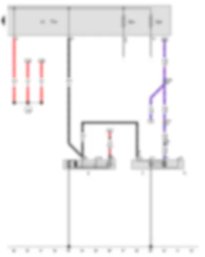 Wiring Diagram  AUDI Q5 2010 - Starter - Alternator - Voltage regulator - Terminal 30 wiring junction 2 - Jump start socket