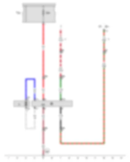 Wiring Diagram  AUDI Q5 2015 - Radiator fan control unit - Radiator fan