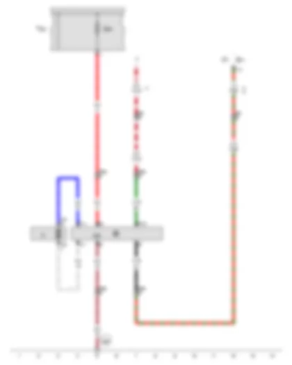 Wiring Diagram  AUDI Q5 2015 - Radiator fan control unit - Radiator fan