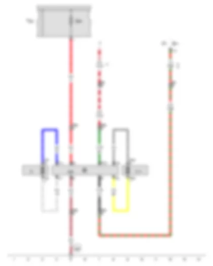 Wiring Diagram  AUDI Q5 2015 - Radiator fan control unit - Radiator fan - Radiator fan 2
