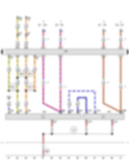 Wiring Diagram  AUDI Q5 2012 - Rear lid control unit - Rear lid control unit 2