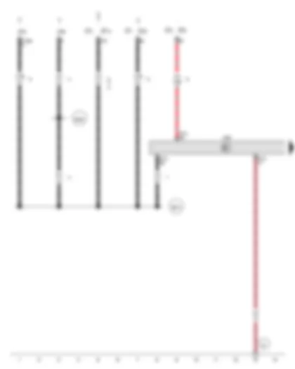 Wiring Diagram  AUDI Q5 2009 - All-wheel drive control unit