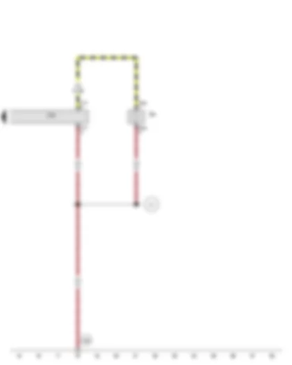 Wiring Diagram  AUDI Q5 2009 - Lane departure warning control unit - Windscreen heater for lane departure warning