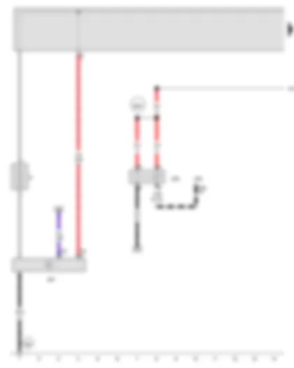 Wiring Diagram  AUDI Q5 2011 - Battery - Terminal 15 voltage supply relay