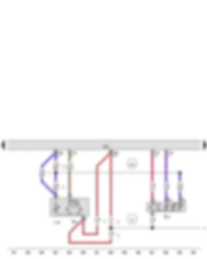 Wiring Diagram  AUDI Q5 2015 - Rear right window regulator switch - in door - Rear right interior locking switch - Rear right door control unit