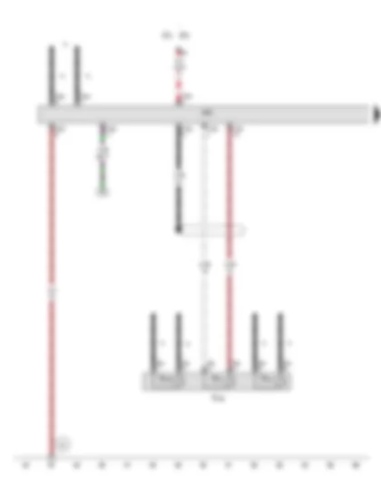 Wiring Diagram  AUDI Q5 2015 - Digital sound package control unit - Internal microphone - Front left microphone - Front right microphone - Microphone unit in front roof module