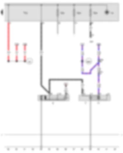 Wiring Diagram  AUDI Q5 2015 - Starter - Alternator - Voltage regulator - Terminal 30 wiring junction 2 - Jump start socket