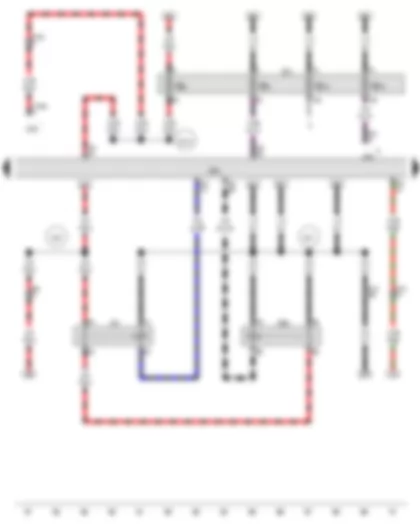 Wiring Diagram  AUDI Q5 2015 - Starter motor relay - Starter motor relay 2