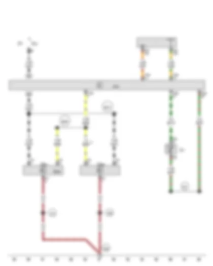 Wiring Diagram  AUDI Q5 2013 - Ambient temperature sensor - Refrigerant pressure and temperature sender