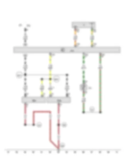 Wiring Diagram  AUDI Q5 2015 - Ambient temperature sensor - Refrigerant pressure and temperature sender