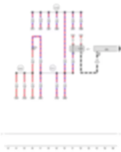 Wiring Diagram  AUDI Q5 2015 - Terminal 30 voltage supply relay - Engine control unit