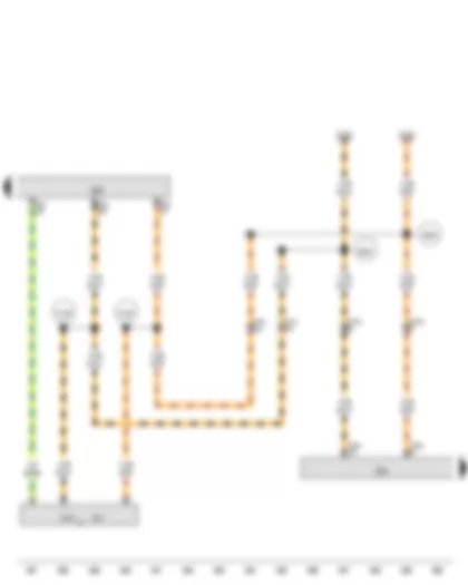 Wiring Diagram  AUDI Q5 2015 - Data bus diagnostic interface - Engine control unit