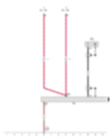 Wiring Diagram  AUDI Q5 2012 - Telephone transmitter and receiver unit - Aerial for Bluetooth